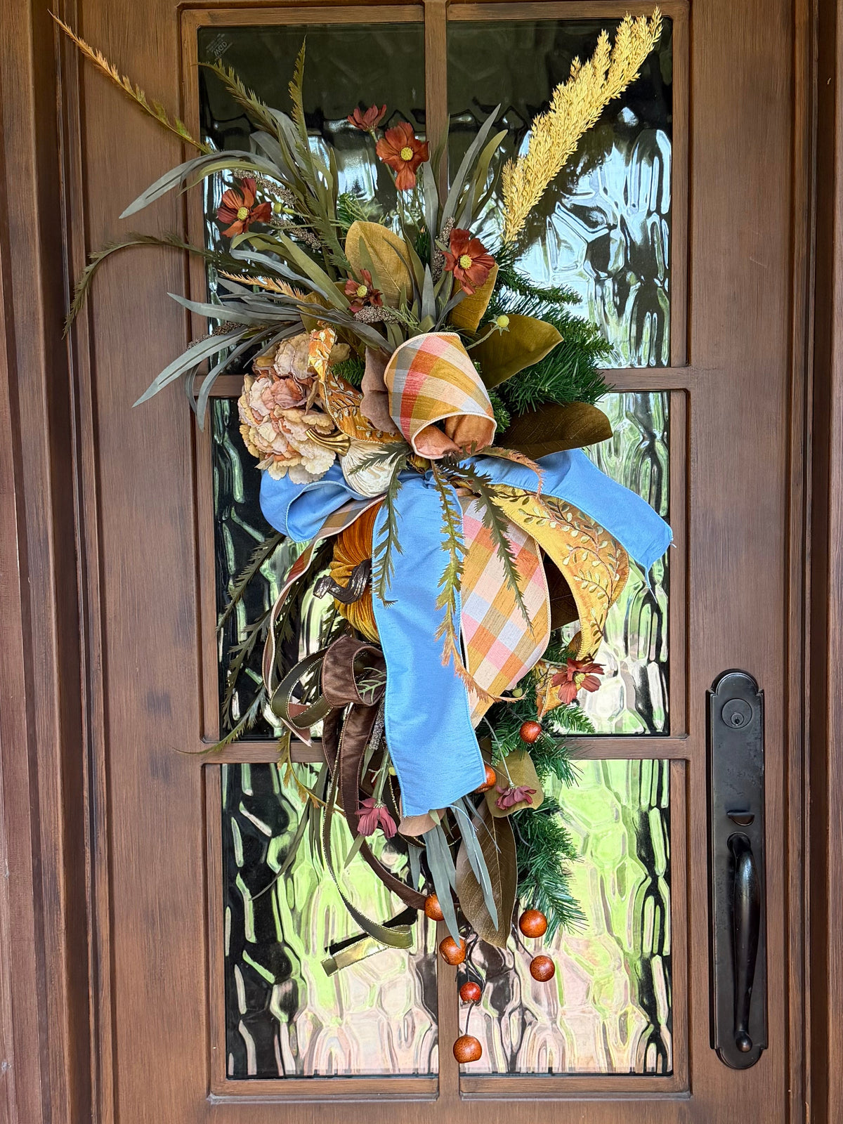PRE-ORDER | Blue Harvest Fall Door Swag