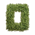 Rectangular Boxwood Wreath Green 18 x 22 inches